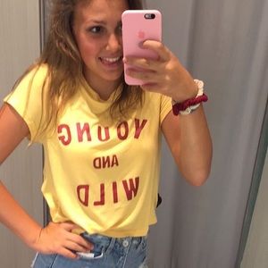 young and wild tee!!